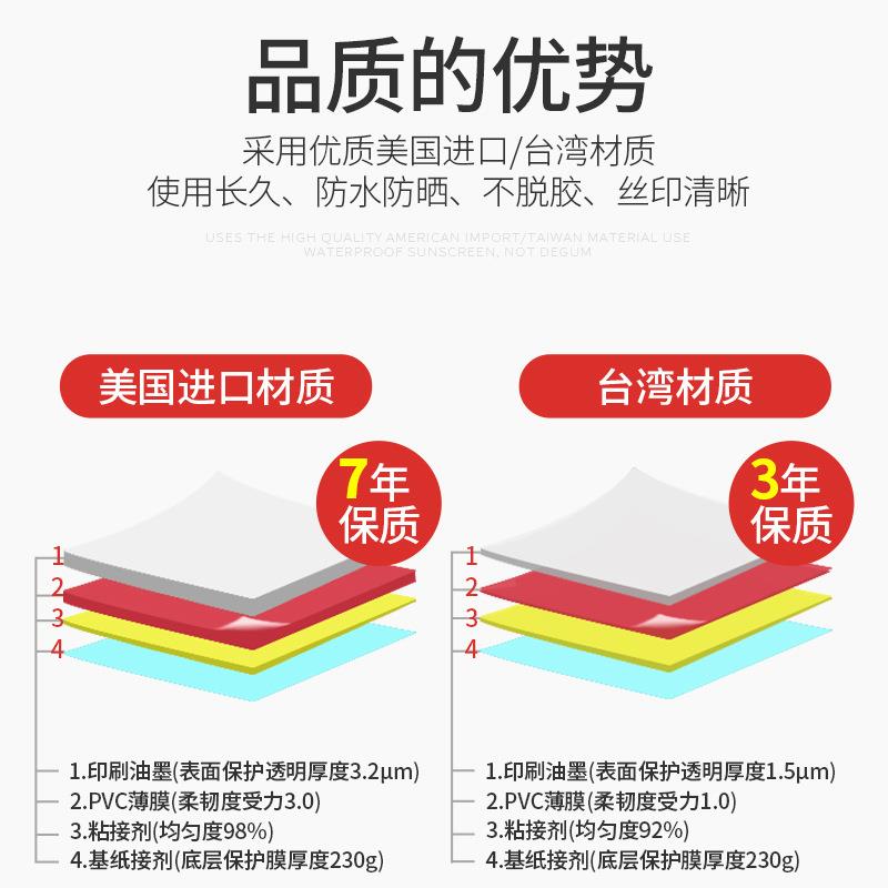 坦克500hi4t拉花车贴车身彩条贴纸装饰贴花外饰改装专用汽车用品