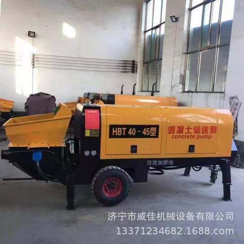 油电柴动SNU大颗粒细石泵砂浆送上料传送水泥砂浆二次结构输泵