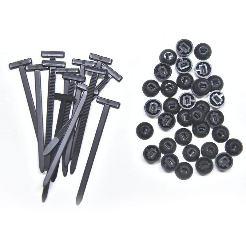 新款穿心钉扎带卡扣汽车用尼龙高强度抗老化塑料拉紧黑色收紧器,橡塑材料及制品,尼龙扎带,淘宝优惠券,粉丝福利购,淘宝优惠卷