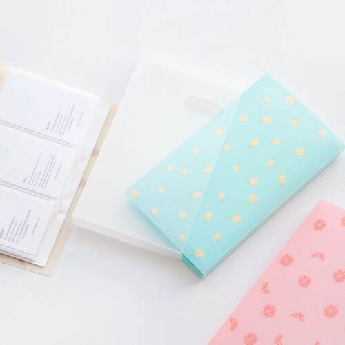 可爱卡通名片册 明星lomo卡册 大容量商务名片夹 车票收藏册120入