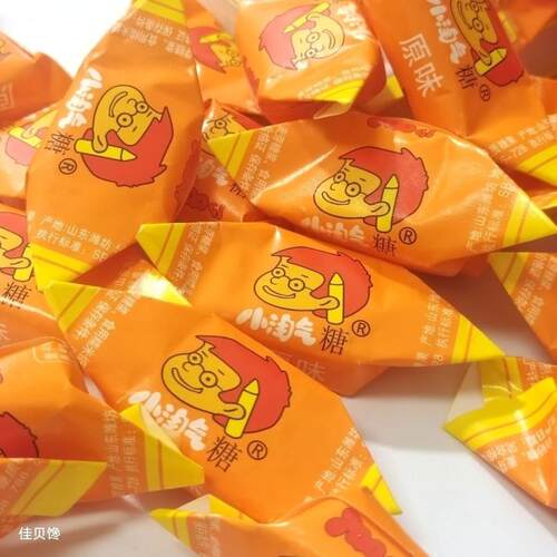 老式小淘气糖童年经典怀旧零食回忆7080糖果硬糖糯米纸网红糖果