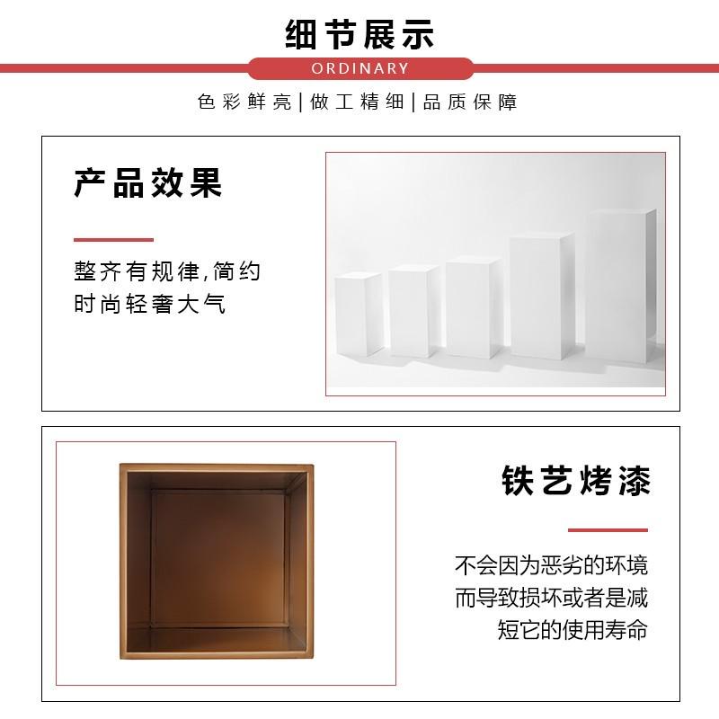 婚庆道具铁艺路引甜品台柱子方柱立柱派对婚礼装饰橱窗陈设展示柱