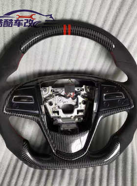 适用于凯迪拉克ATS/CT5/XTS/CT6/CT4/XT5运动碳纤维方向盘改装