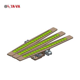 厂家直供链板输送带扣链式 1873含轴承转弯输送链板 防滑螺旋链板