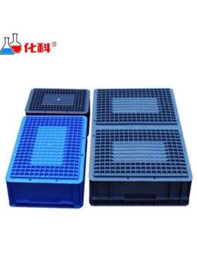 化科塑料箱子长方形物流箱周转箱EU4311加厚物流箱灰,2个