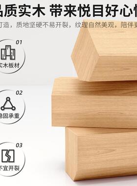 明峥家实木床头柜卧室家用现代简约P373床窄三层加高小具型厂置物