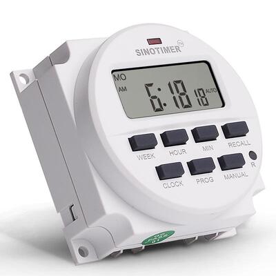TM618H-5V微电脑时控开关时间开关智能循环定时开关7天可编程5VDC