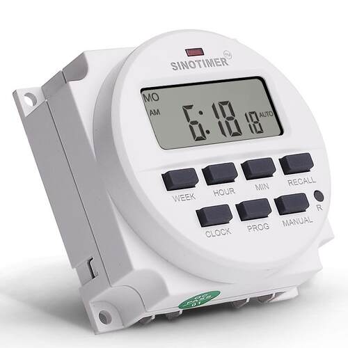 TM618H-5V微电脑时控开关时间开关智能循环定时开关7天可编程5VDC