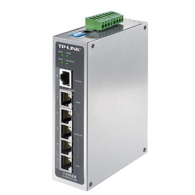 TP-LINK TL-R483G工业级多WAN口千兆路由器AC管理企业云DIN导轨式