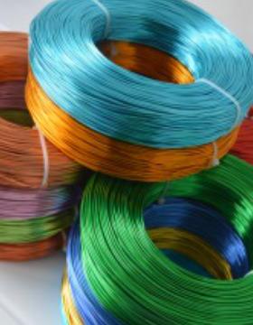 1.0mm*1000g彩色氧化铝线手工DIY自行车摩托车造型盆景造型铝丝