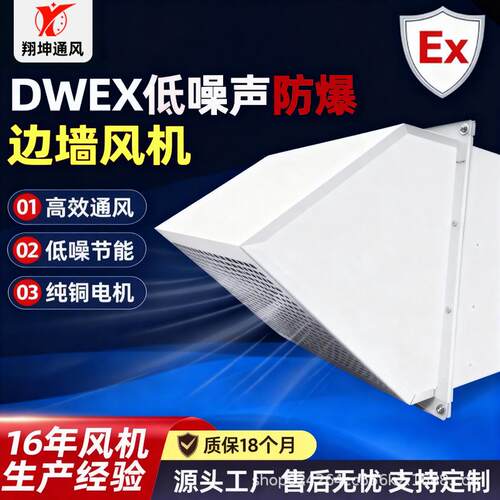 DWEX防爆边墙风机工业级防爆安全耐用强力送风排风防爆双证齐全