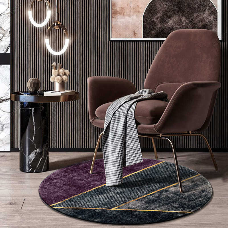 轻奢圆形地毯金边毛绒沙发茶几卧室地毯单人沙发地毯加厚毛绒地毯,居家布艺,地毯,淘宝优惠券,粉丝福利购,淘宝优惠卷