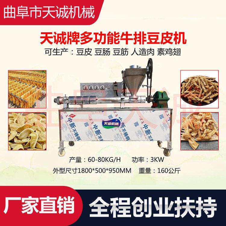 天诚牌多功能豆皮机豆绳机TCD-A河南地区厂家直销
