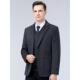 F西呢商务中年纯色上衣装 加双厚面羊西毛291 外 休闲服秋冬季 男式