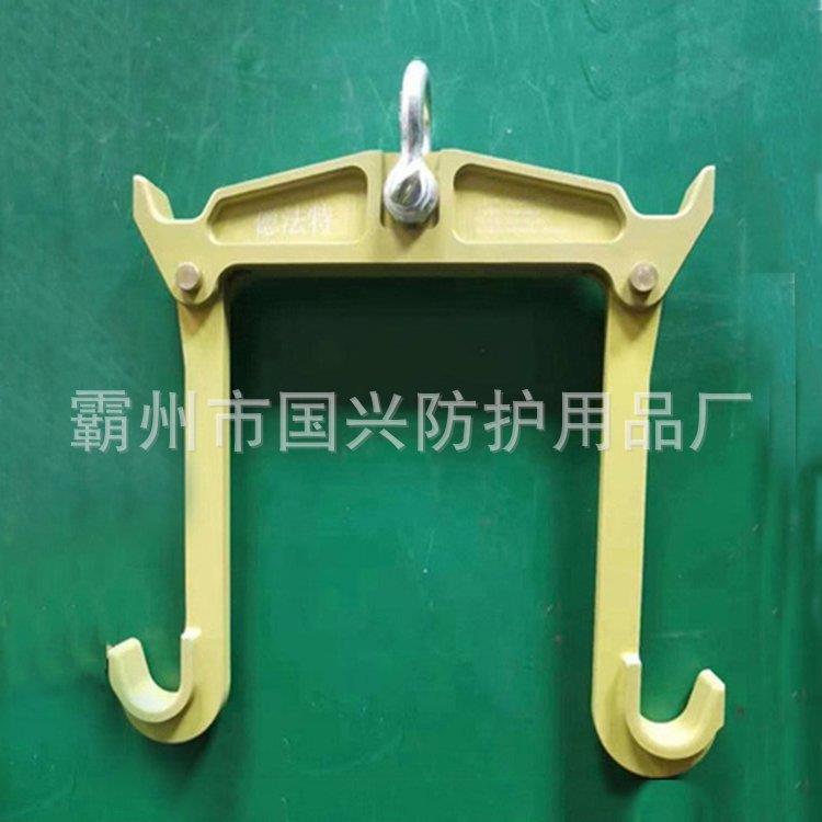 四分裂线直线钩卡更缘子四钩卡耐高压四钩卡间导线提换绝线卡绝缘