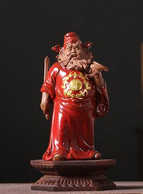 钟馗摆件陶瓷中式人物摆设家居玄关办公室博古架装饰礼品2025新品