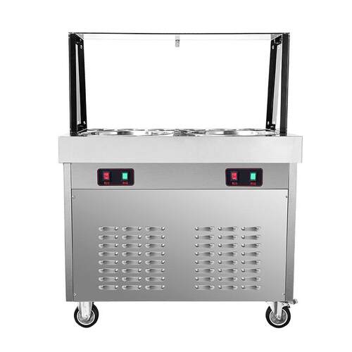 炒机机炒冰新淇淋卷 小型商用炒酸奶CJX水果冰卷机 品鲜冰果炒冰