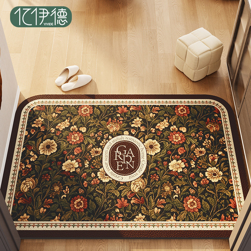 入户地垫pvc可擦免洗进门门口门垫新款美式耐脏皮革脚垫玄关地毯,居家布艺,入户地垫,淘宝优惠券,粉丝福利购,淘宝优惠卷