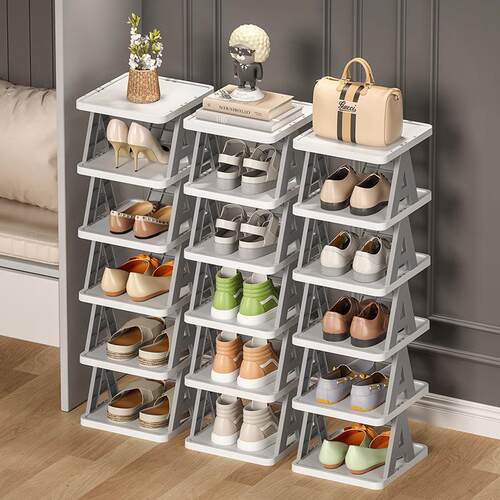 A simple shoe rack for the entrance, suitable for small home