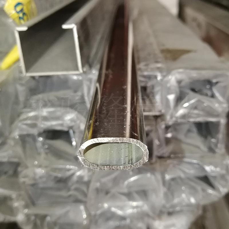 不锈钢平椭管规格表 304异形管子10*20*1.0mm 不锈钢装饰焊管