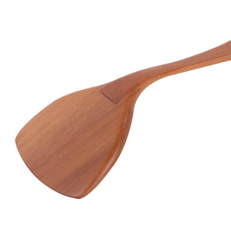 进口原木铲不粘锅炒菜木铲实木锅铲加长柄木质锅铲子厨房用品