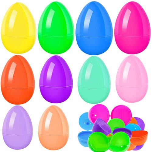 Easter Egg Shell Plastic Opening Decoration Twisted Egg Shel