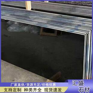 天然花岗岩中国黑石材蒙古黑水景石墓碑石雕刻墓碑石板地铺石材
