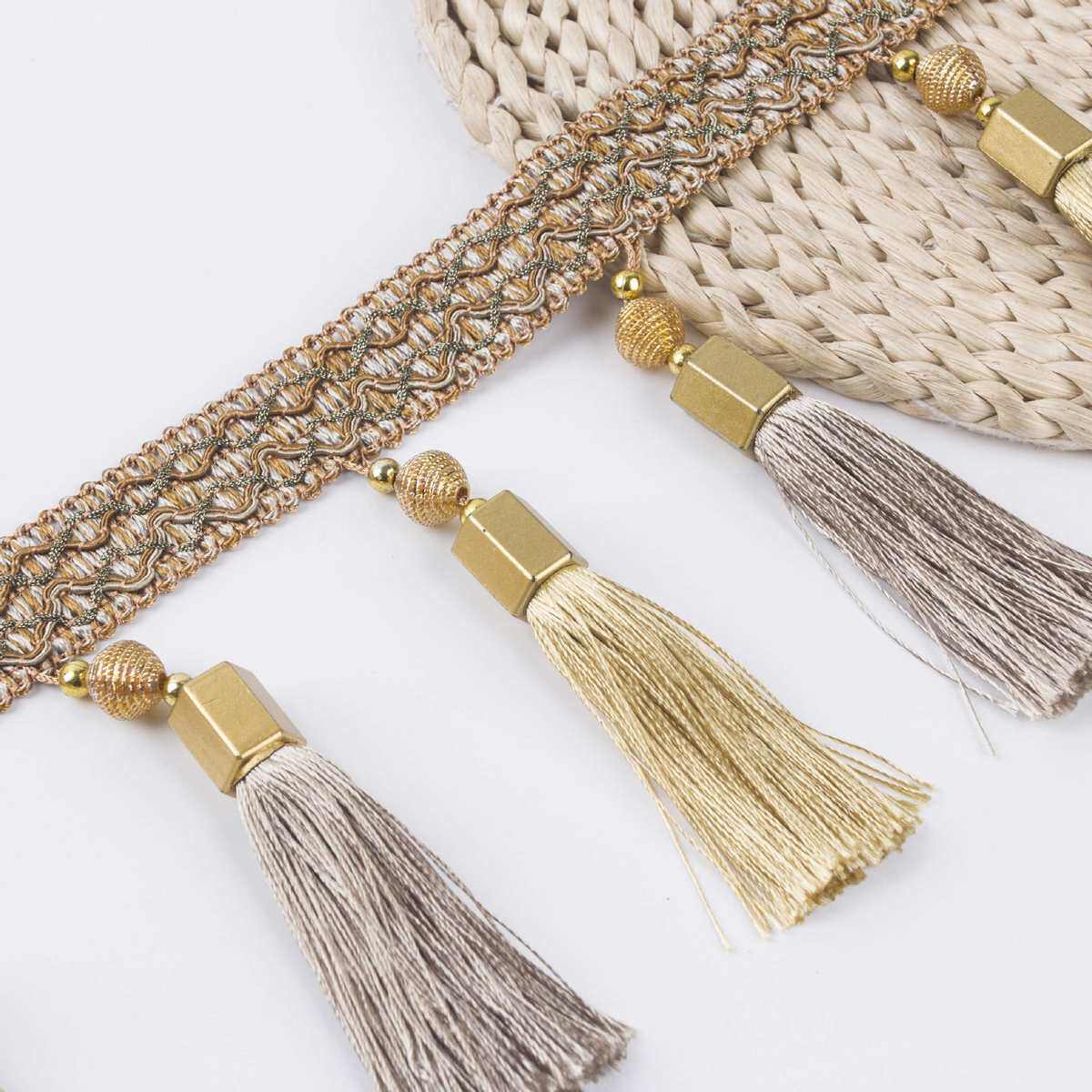 窗帘花边 窗帘辅料配件 厂家直销 外贸出口花边 金珠吊球,居家布艺,花边,淘宝优惠券,粉丝福利购,淘宝优惠卷