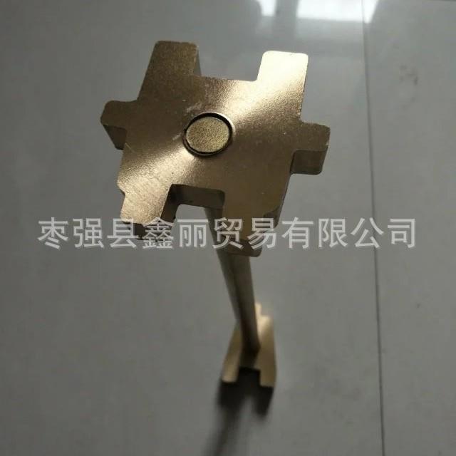 供应开油桶盖扳手全铜开桶扳手开桶扳手全铜开桶器油桶扳手