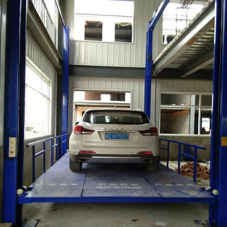 汽车修理厂固定式电动液压四柱式升降平台四柱式汽车升降平台