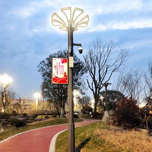 路灯厂家6米80瓦路JUQ灯8米01WED高亮海螺臂太阳能路0灯景L观庭院