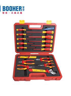 Booher宝合工具 17件VDE绝缘综合维修工具组套 0200319CH