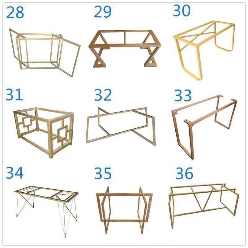 办公桌桌子桌架艺板桌脚定制石岩支架大理脚茶几茶桌桌腿餐桌铁