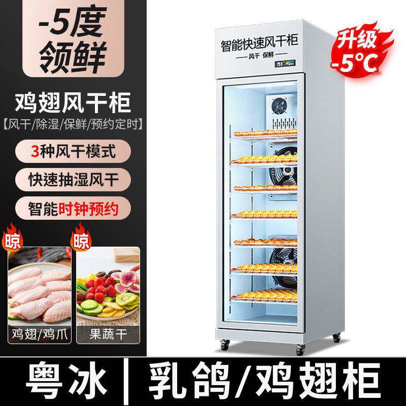 粤冰乳鸽鸡翅风干柜食品加工风干设备源头厂家智能温控风干柜