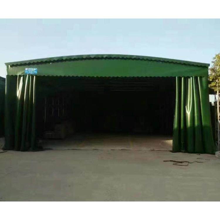 推拉雨棚伸缩雨棚大型移动篷汽车停车户外仓库摆摊遮阳折叠推拉棚