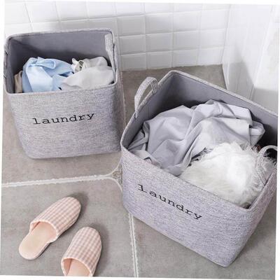folding large size dirty clothes fabric basket laundry box