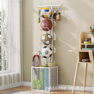 整理展示架托架室内球类收纳神器家用置物架篮球架校园体育摆设