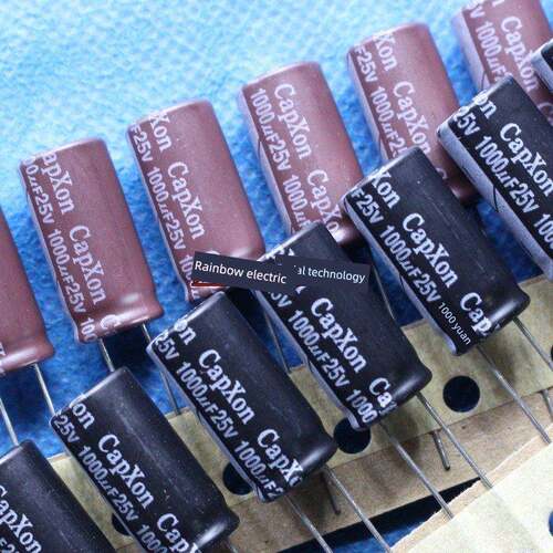 电解电容 25V1000UF 10x20 1000UF 25V 丰宾GL/KF高频低阻105度