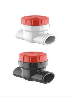 Pvc微调阀球阀水箱鱼缸50水管接头微调阀开关可调止回阀