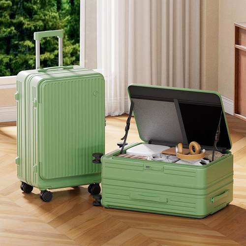 正品025新款侧开 深仓行李箱实大容量结耐用行可扩容2旅登机箱拉