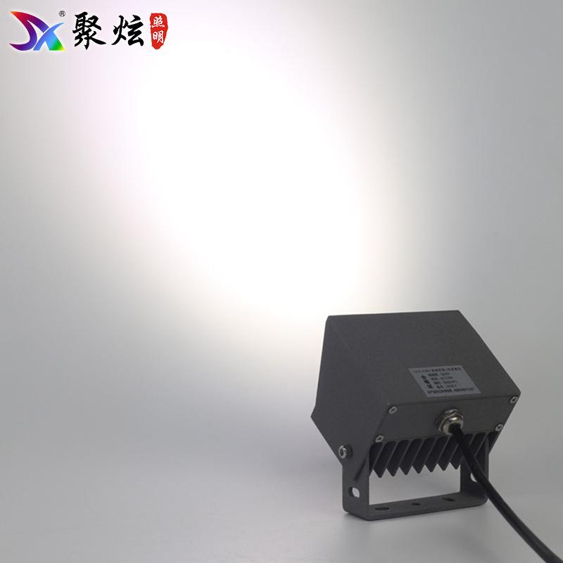 LED户外防水6W12W小射灯外墙楼体装饰投光灯造型氛围打造聚光强光
