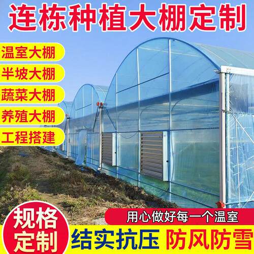 连栋温室大厂家菜直供连温室栋ZXW大棚骨架蔬花棚卉展览种植连栋