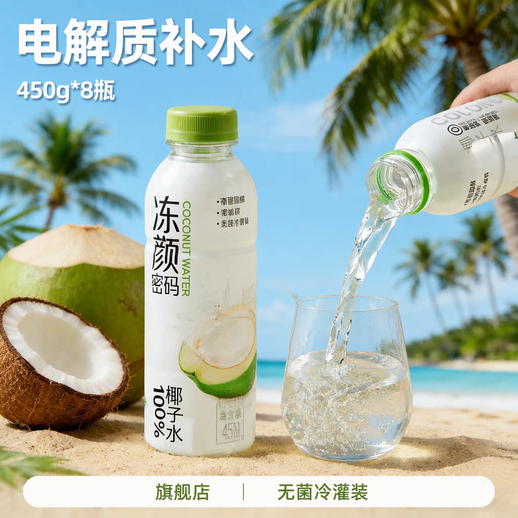 冻颜密码盒马同款100%椰子水