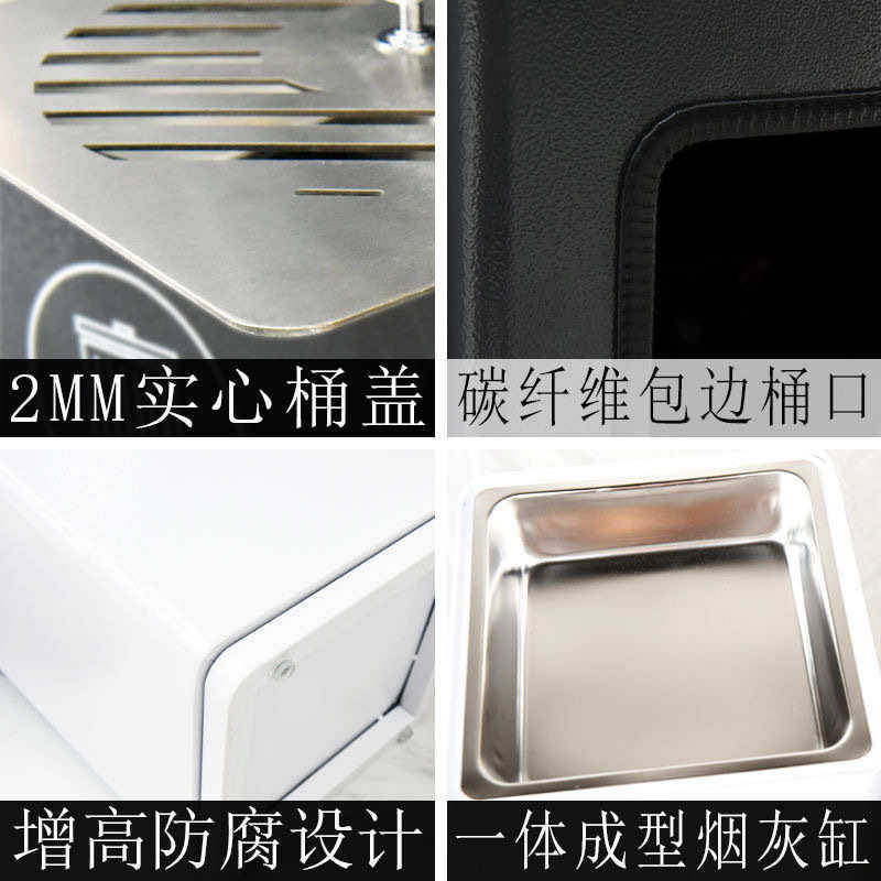商用垃圾桶不锈钢带烟灰缸酒店大堂立式公司电梯口大号灭烟烟灰桶