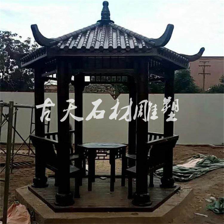 小区公园别墅庭院用防腐木亭子防腐木花架葡萄架防腐木摆件