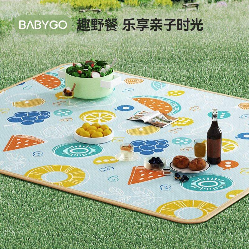 BABYGO儿童户内外可用野餐垫爬爬垫野营防水垫子地垫
