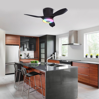 新款热卖三档调风风扇灯家用客厅餐厅吸顶风扇灯源头厂家