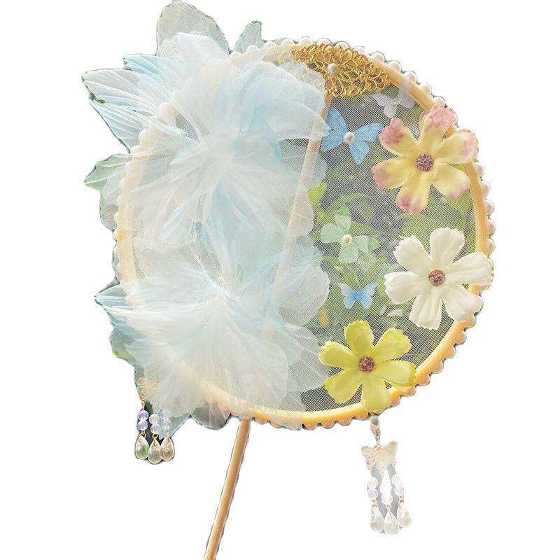 批发十个装刺绣团扇国潮拍照中式古风图案扇子混发景区古镇古街,居家日用,扇子,淘宝优惠券,粉丝福利购,淘宝优惠卷