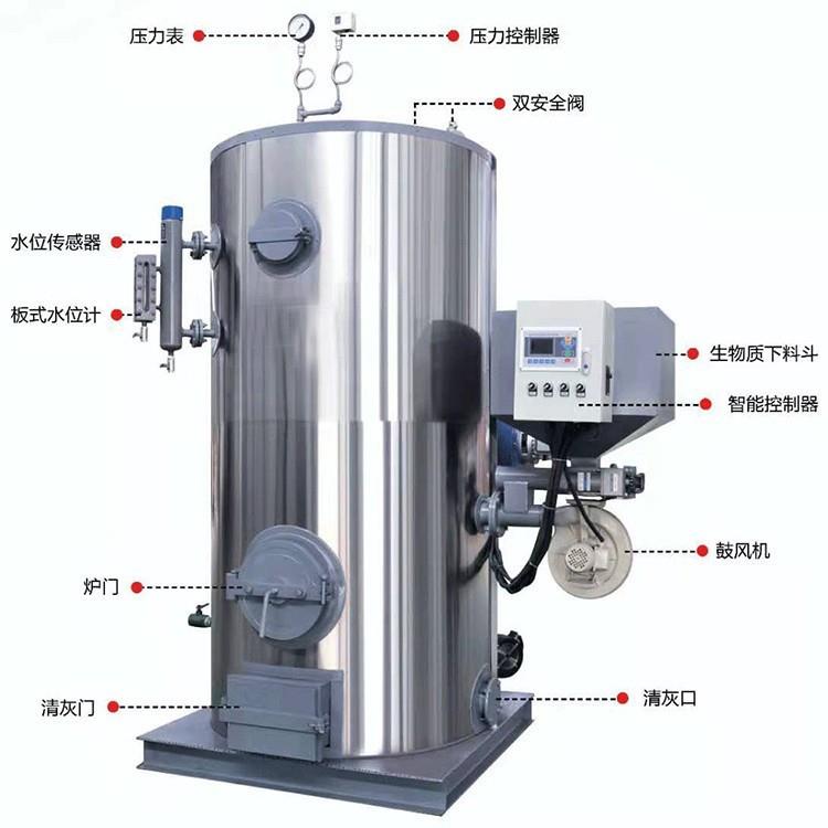 锅炉生产厂家1吨2吨工业燃气蒸汽发生器生物质颗粒燃油蒸汽发生器