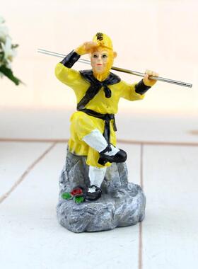 新款直销西游记齐天大圣孙猴子造型摆件 金箍棒树脂工艺品 创意学